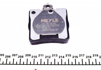 Тормозная колодка 025 219 1915/PD MEYLE – задние без датчика износа фото 3