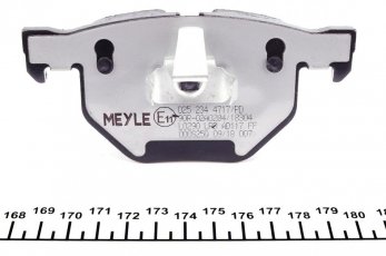 Гальмівна колодка 025 234 4717/PD MEYLE – задні подготовлено для датчика износа колодок фото 2
