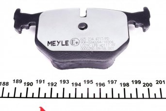 Тормозная колодка 025 234 4717/PD MEYLE – задние подготовлено для датчика износа колодок фото 4
