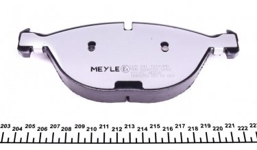 Тормозная колодка 025 241 7219/PD MEYLE – передние подготовлено для датчика износа колодок фото 3