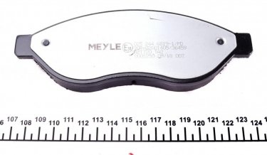 Тормозная колодка 025 244 6819-1/PD MEYLE – передние с датчиком износа фото 4