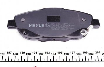 Тормозная колодка 025 249 4619/W MEYLE – передние с звуковым предупреждением износа фото 2