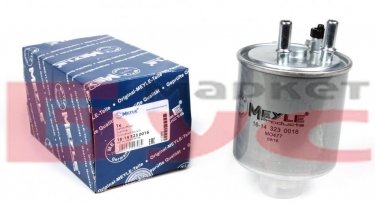 Купить 16-14 323 0016 MEYLE Топливный фильтр (прямоточный) Twingo 2 1.5 dCi