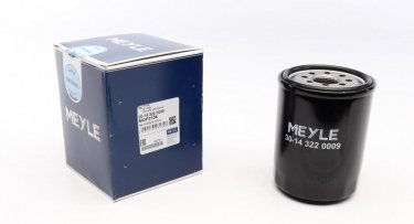 Купить 30-14 322 0009 MEYLE Масляный фильтр (накручиваемый) Avensis (T22, T25) (2.0, 2.0 VVT-i, 2.4)