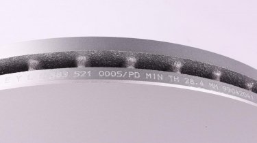 Тормозной диск 383 521 0005/PD MEYLE фото 2