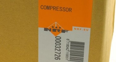 Компрессор кондиционера 32726 NRF – с шкивом фото 9