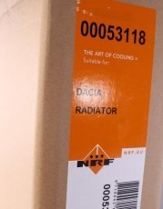 Радіатор охолодження двигуна 53118 NRF фото 2
