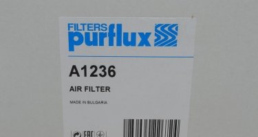 Повітряний фільтр A1236 PURFLUX –  фото 6