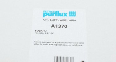 Воздушный фильтр A1370 PURFLUX –  фото 4