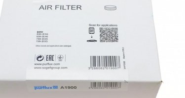 Воздушный фильтр A1900 PURFLUX –  фото 4