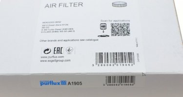 Воздушный фильтр A1905 PURFLUX –  фото 5