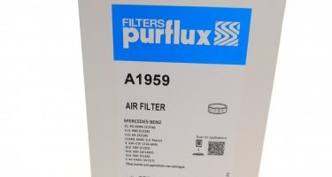 Воздушный фильтр A1959 PURFLUX –  фото 4