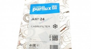 Салонний фільтр AH124 PURFLUX – (тонкой очистки) фото 3