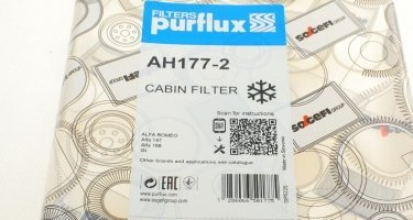 Салонный фильтр AH177-2 PURFLUX –  фото 4