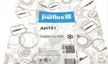 Салонный фильтр AH191 PURFLUX – (тонкой очистки) фото 3