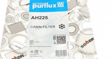 Салонный фильтр AH225 PURFLUX – (тонкой очистки) фото 4