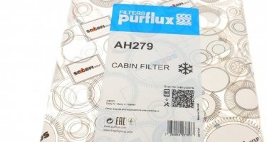 Салонный фильтр AH279 PURFLUX – (тонкой очистки) фото 3