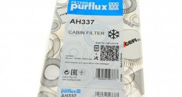 Салонний фільтр AH337 PURFLUX – (тонкой очистки) фото 4
