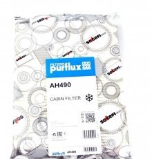 Салонный фильтр AH490 PURFLUX – (тонкой очистки) фото 1