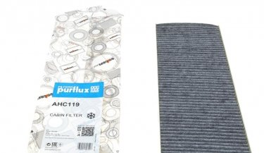 Купить AHC119 PURFLUX Салонный фильтр (из активированного угля) Hyundai H1 2.5 TD