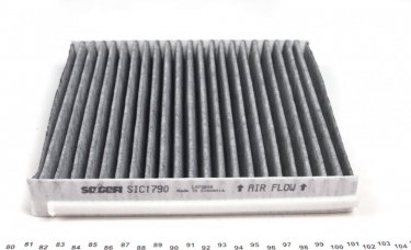 Салонний фільтр AHC185 PURFLUX – (из активированного угля) фото 2