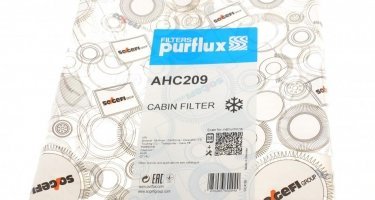Салонный фильтр AHC209 PURFLUX – (из активированного угля) фото 4