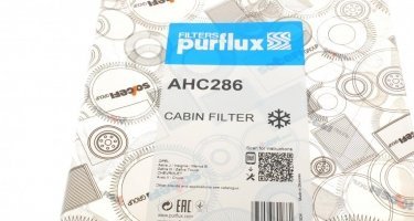 Салонный фильтр AHC286 PURFLUX – (из активированного угля) фото 4