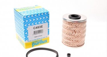 Купить C493E PURFLUX Топливный фильтр  Лагуну (1, 2) (1.9, 2.0, 2.2)