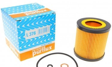 Купити L376 PURFLUX Масляний фільтр  6 серія (Е63, Е64, Ф06, Ф12, Ф13) (630 i, 640 i, 640 i xDrive)