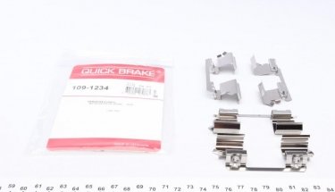 Ремкомплект гальмівної колодки 109-1234 QUICK BRAKE фото 1