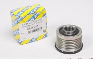 Купити GA755.04 NTN SNR Шків генератора Прімастар (1.9, 2.0, 2.5)