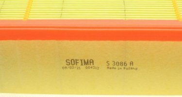 Повітряний фільтр S 3086 A Sofima –  фото 3