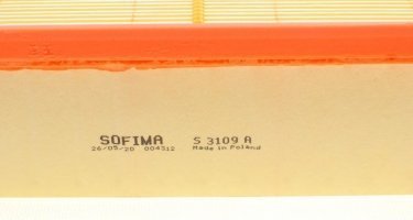 Воздушный фильтр S 3109 A Sofima –  фото 3