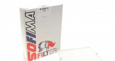 Купити S 3243 C Sofima Салонний фільтр  BMW X5 (E70, F15) (2.0, 3.0, 4.4, 4.8)