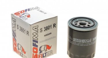 Купить S 3801 R Sofima Масляный фильтр  Terrano (2.4 4WD, 2.4 i 12V 4WD, 3.0 i 4WD)