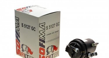 Купить S 5127 GC Sofima Топливный фильтр  Boxer (2.0 HDi, 2.2 HDi, 2.8 HDi)