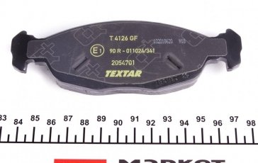 Тормозная колодка 2054701 TEXTAR – подготовлено для датчика износа колодок фото 3