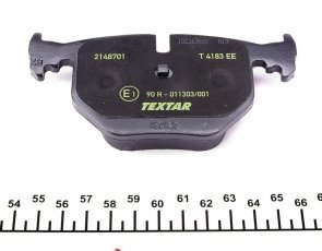 Тормозная колодка 2148701 TEXTAR – подготовлено для датчика износа колодок фото 4