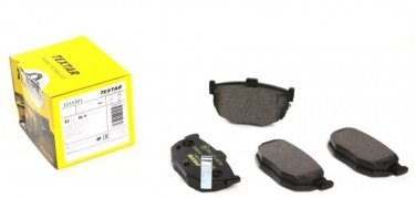 Купить 2155301 TEXTAR Тормозные колодки задние Элантра (1.5, 1.6, 1.8, 2.0) с звуковым предупреждением износа