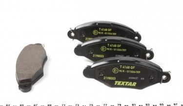 Тормозная колодка 2198003 TEXTAR – с датчиком износа фото 4