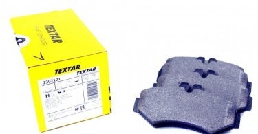 Купити 2302101 TEXTAR Гальмівні колодки задні Спрінтер 903 подготовлено для датчика износа колодок