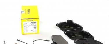 Купить 2304201 TEXTAR Тормозные колодки передние Скудо (1.6, 1.9, 2.0) с датчиком износа