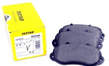 Купить 2330201 TEXTAR Тормозные колодки передние Мастер 2 (1.9, 2.2, 2.5, 2.8, 3.0) без датчика износа