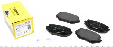 Купить 2331401 TEXTAR Тормозные колодки передние Grand Vitara XL-7 (1.6, 2.0, 2.5, 2.7) с звуковым предупреждением износа