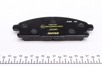Тормозная колодка 2342001 TEXTAR – с звуковым предупреждением износа фото 4