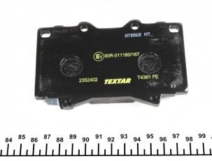 Тормозная колодка 2352402 TEXTAR – с звуковым предупреждением износа фото 3