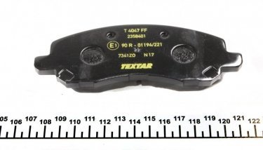 Тормозная колодка 2358401 TEXTAR – с звуковым предупреждением износа фото 4
