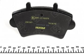 Тормозная колодка 2361301 TEXTAR – без датчика износа фото 3