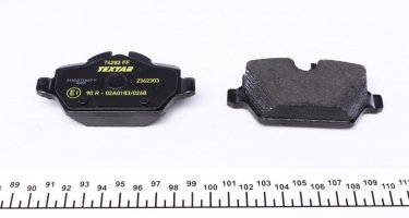 Тормозная колодка 2362303 TEXTAR – подготовлено для датчика износа колодок фото 3