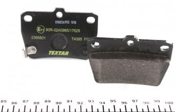 Тормозная колодка 2365601 TEXTAR – с звуковым предупреждением износа фото 2